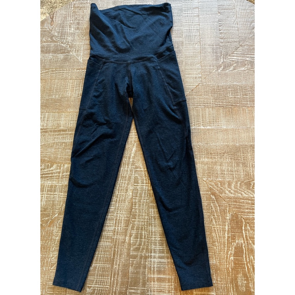 Beyond the Bump maternity leggings size S color blue